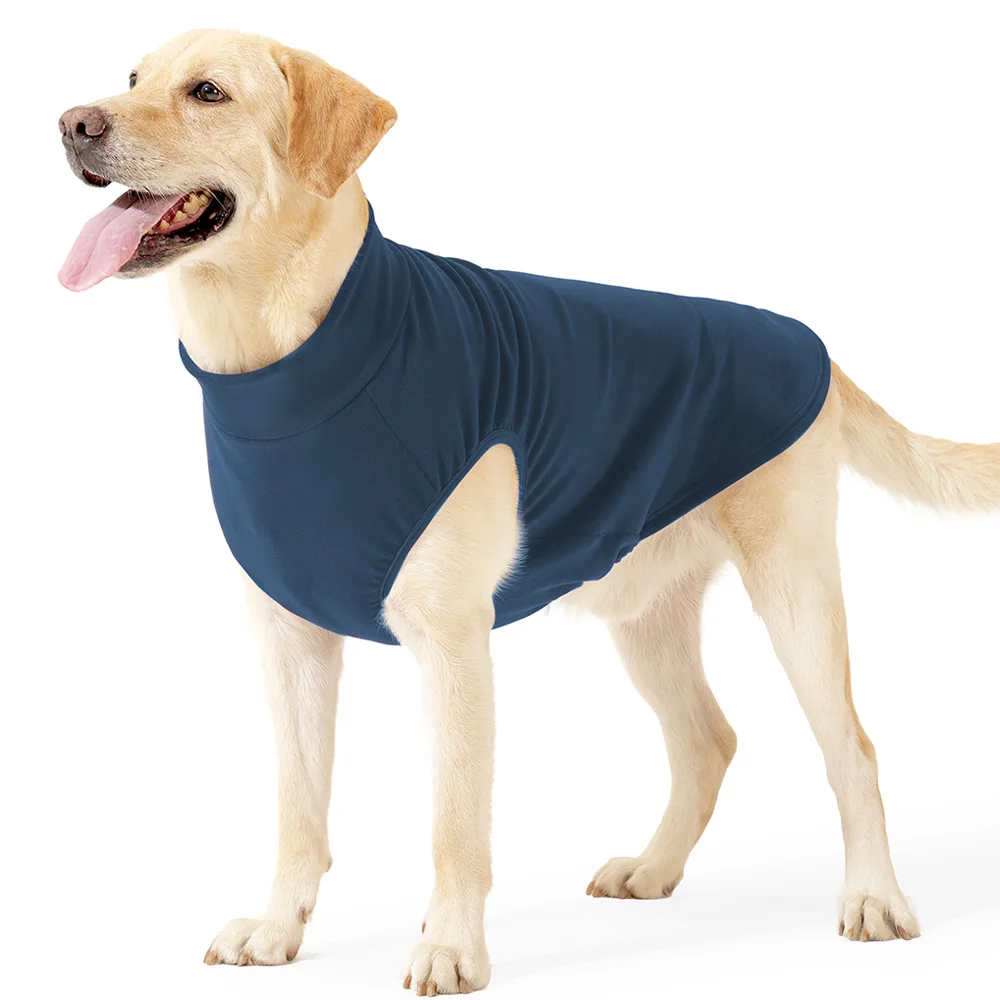 Warm Fleece Dog Clothes – Soft Winter Sweater Pajamas for Medium Large Dogs
