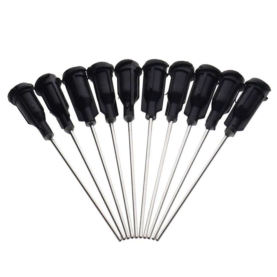 14-23G 10 Models Availlable Steel Dispensing Tapered Pinhead Glue Liquid Dispenser Needles for Dispenser Controller 50Pcs/lot