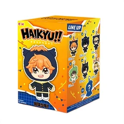 Genuine EAKi Haikyuu!! Mascot Plush Blind Box - Cute Soft Vinyl Keychain Pendant - Hinata Shoyo Collectible Gift (Random 1pcs)