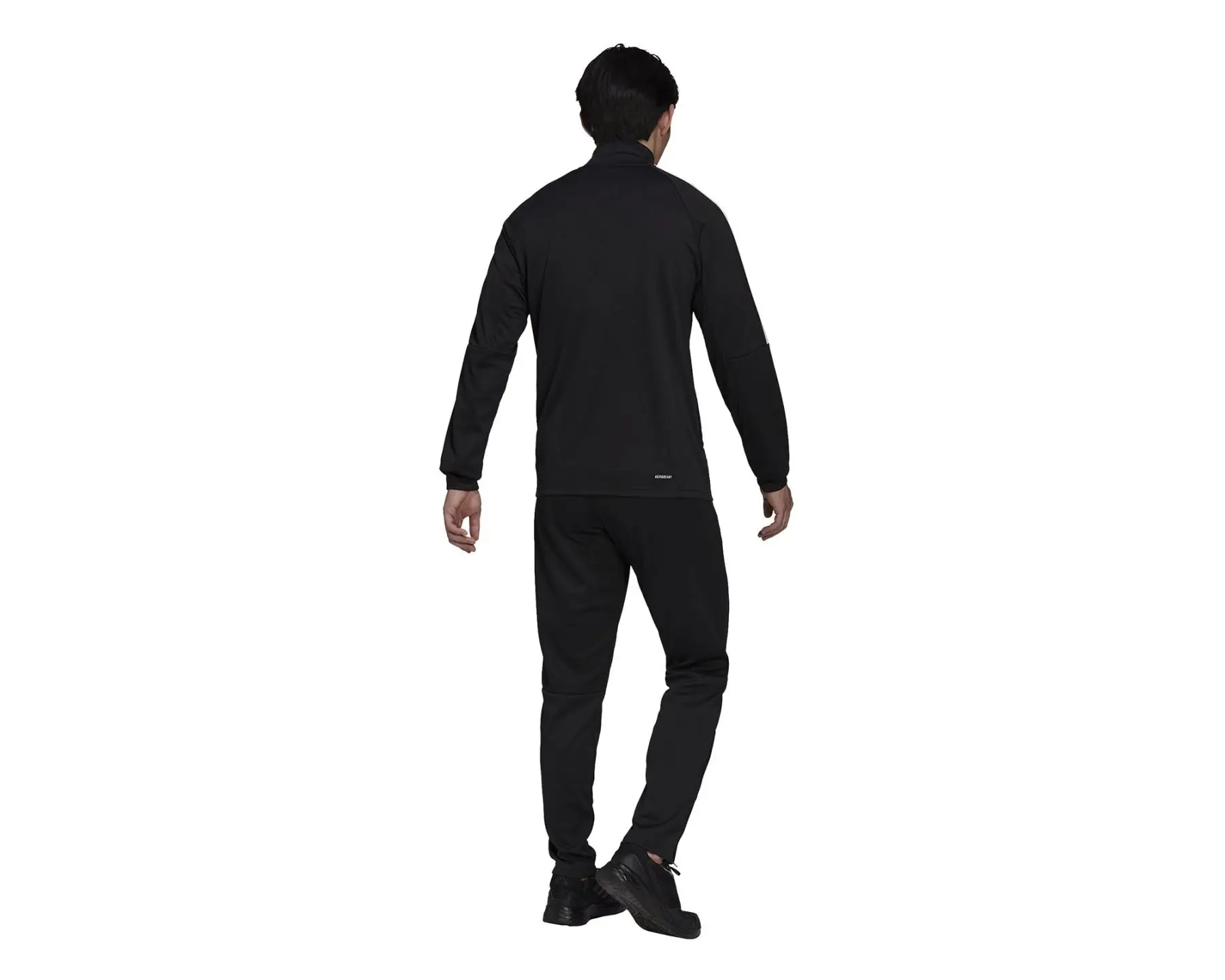 Adidas Original M Sereno Ts Men's Tracksuit Set Football Wear and Training Products Sports Exercise Black Color Top and Bottom