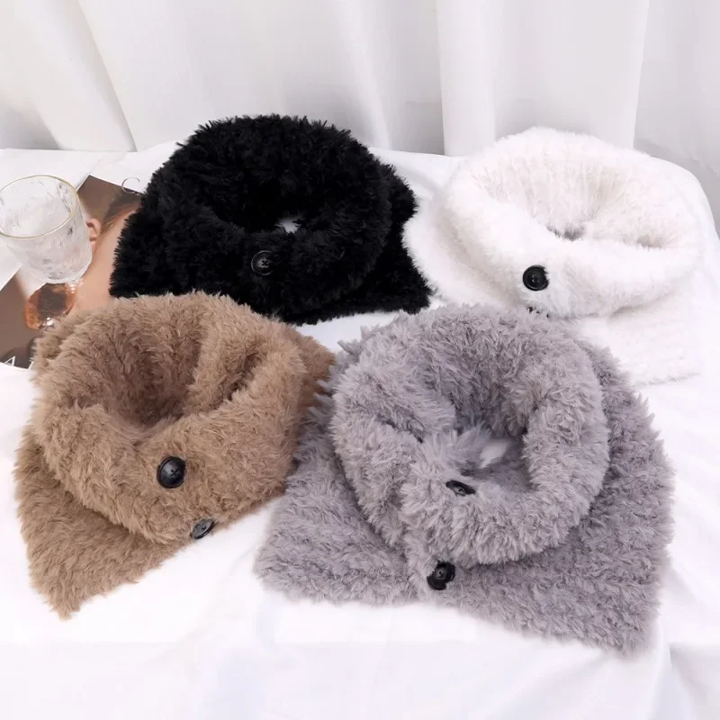 Рисунок 5 - Милая плюшевая шаль шарф зимние