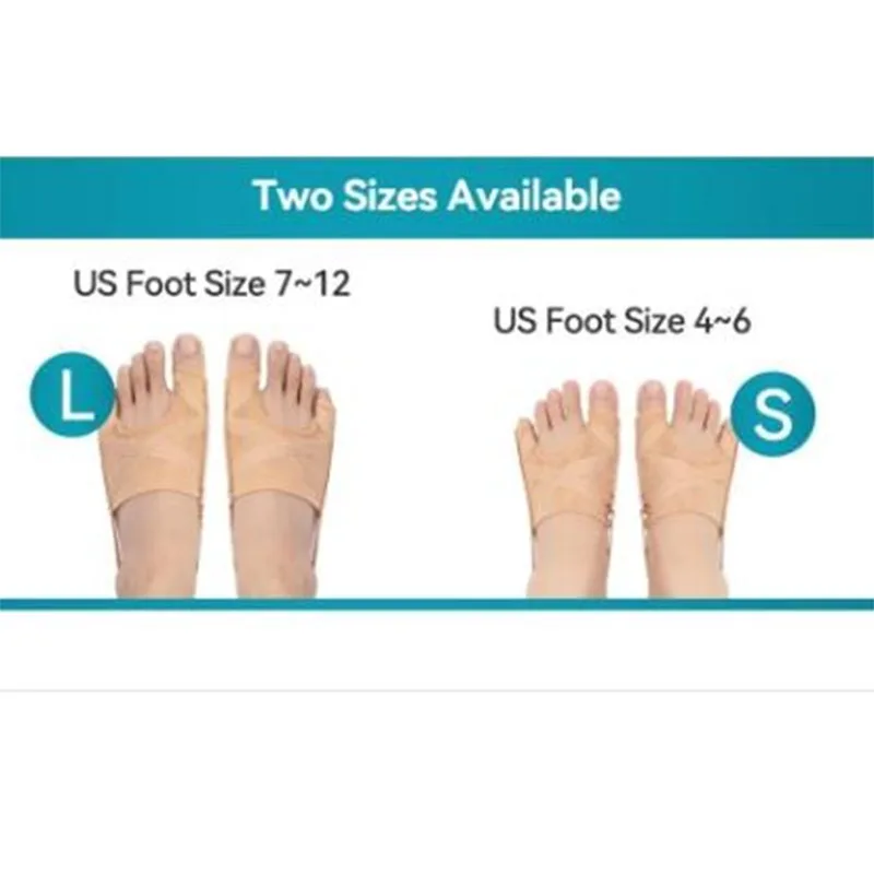 Fabric Bunion Corrector Breathable Adjustable Hallux Valgus Sleeve Spacer Separator Toe Corrector Sports Bunion Socks Running