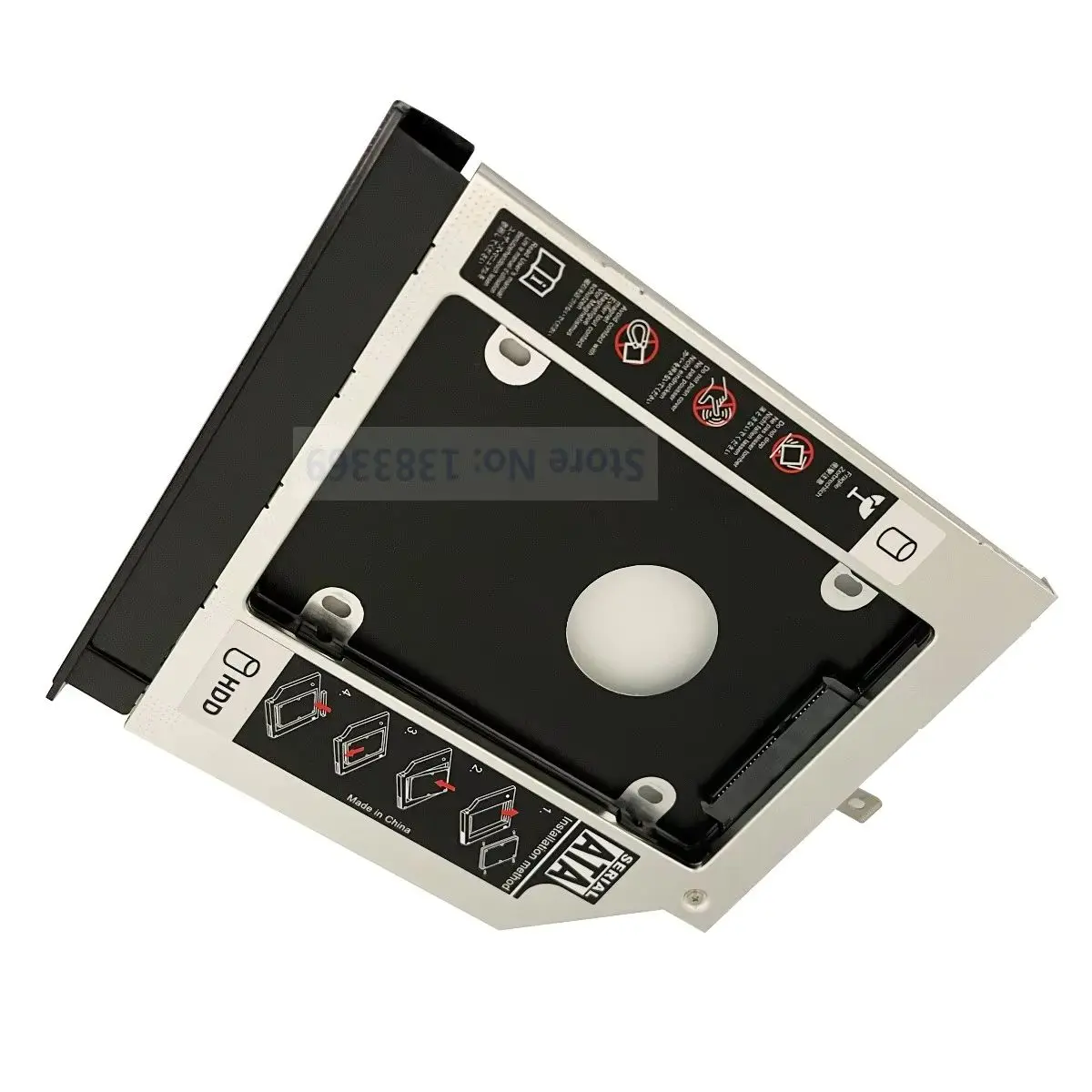 베젤 패널 포함 2.5 SATA 하드 드라이브 HDD 광학 베이 캐디 프레임 레노버 G50 G70 G50-30 G50-45 G50-70 G50-75 G50-80 G70-70용