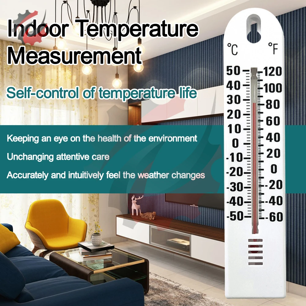Home Thermometer Indoor Wall Thermometer For Room Temperature Temperature  Gauge Meter With / For Indoor Outdoor Home Office - AliExpress