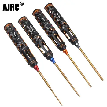 4pcs Rc Model Car Repair Tools Hard Alloy Steel Metal Hex Screwdrivers 1