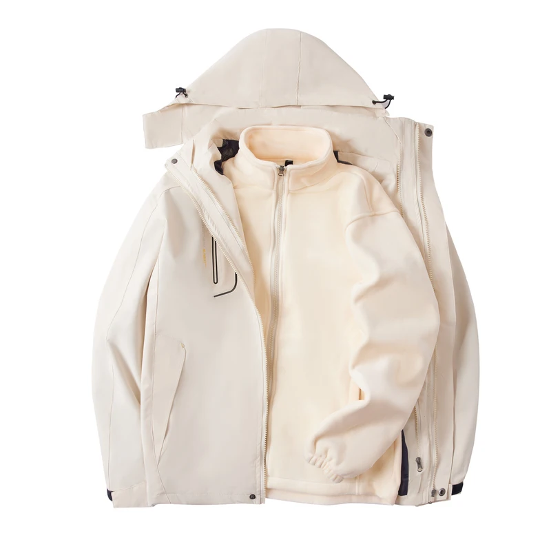 Chaqueta Con Capucha Polar Para Hombre – Abrigada, A Prueba De Viento, Ideal Para Otoño E Invierno