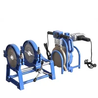 PE 63-200 Hand Push Type Butt Welding Machine Fusion Pipe Hot Melt Machine Precision Welder 63-160 PE Docking Machine 2 /4 Rings 2