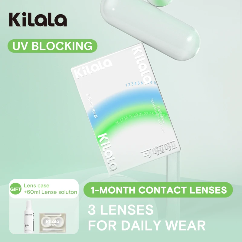 KILALA UV Blocking Monthly Contact LensesDIA 14.0 mm Soft Lens for