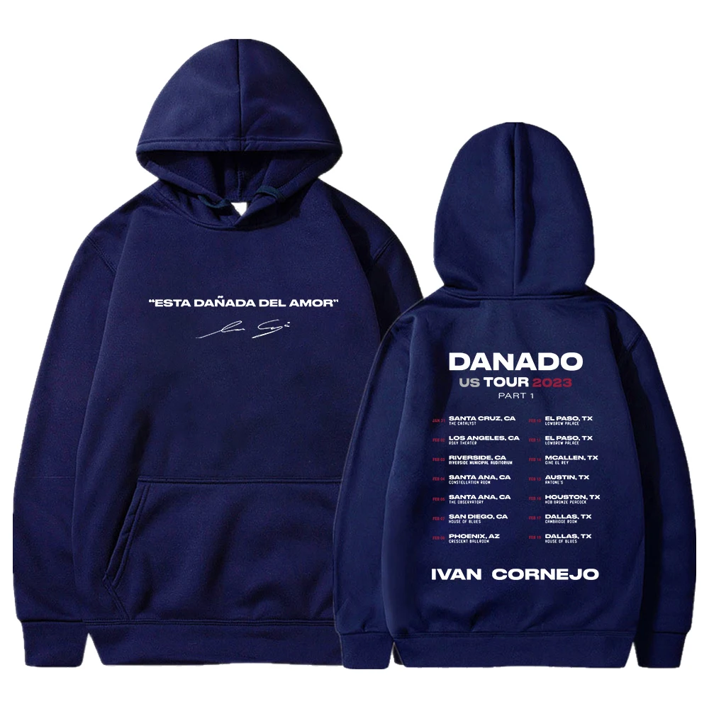 Ivan Cornejo Danado US 2023 Hoodie Long Sleeve Streetwear Women Men Hooded Sweatshirt Hop Clothes