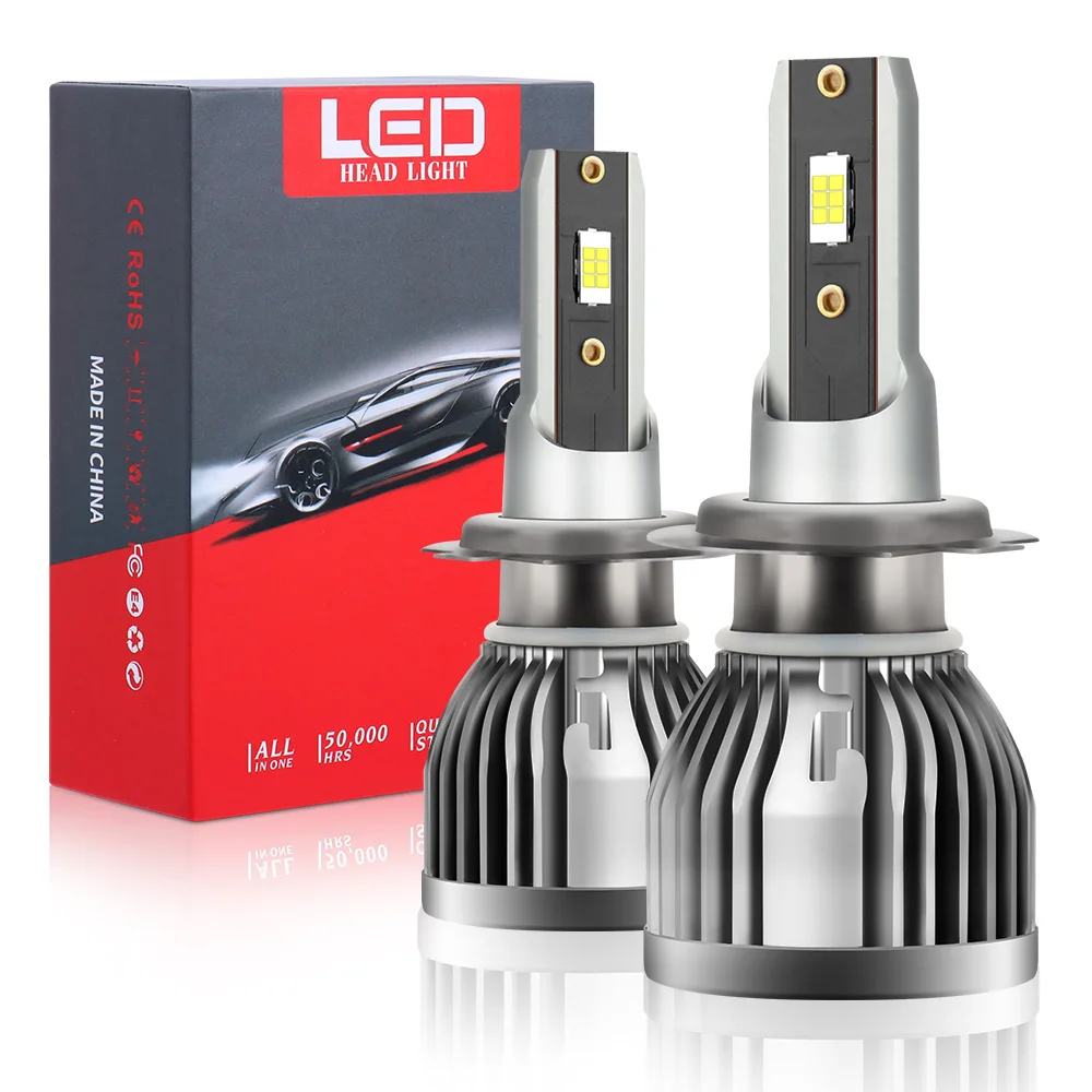 

Новинка 3570 CSP Mini H7 H4 H1 H11 лампы для автомобильных фар H8 HB3 HB4 9005 9006 Светодиодная CAN-шина 100 Вт 6000 лм K 12 в 24 В Автомобильные противотуманные фары