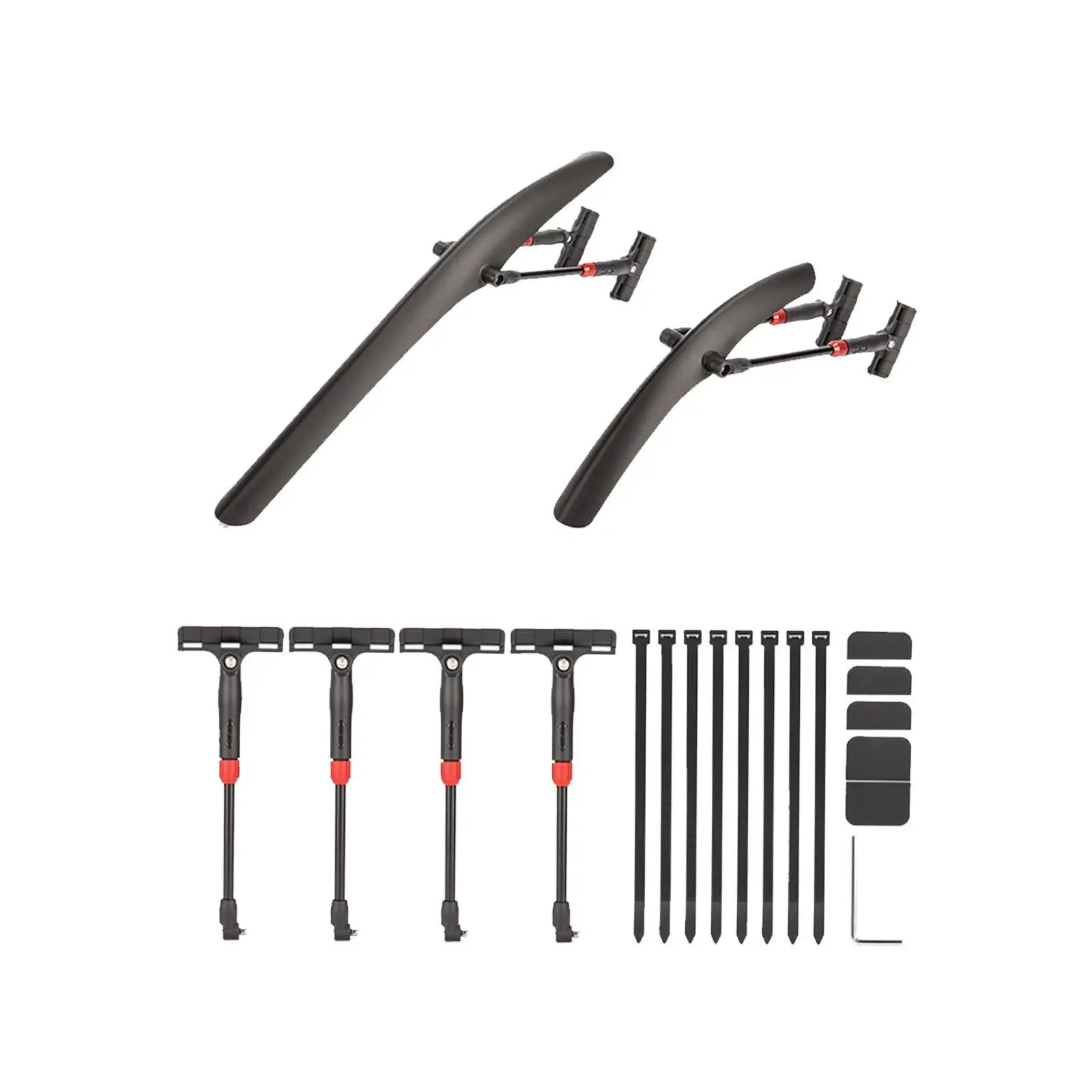 Road Bike Front Rear Fenders Wheel Protection Spare Parts Bicycle Mud Guards for Riding Fittings Accessories Road Bikes Outdoor Road Bike Front Rear Fenders Wheel Protection Spare Parts Bicycle Mud Guards for Riding Fittings Accessories Road Bikes Outdoor
