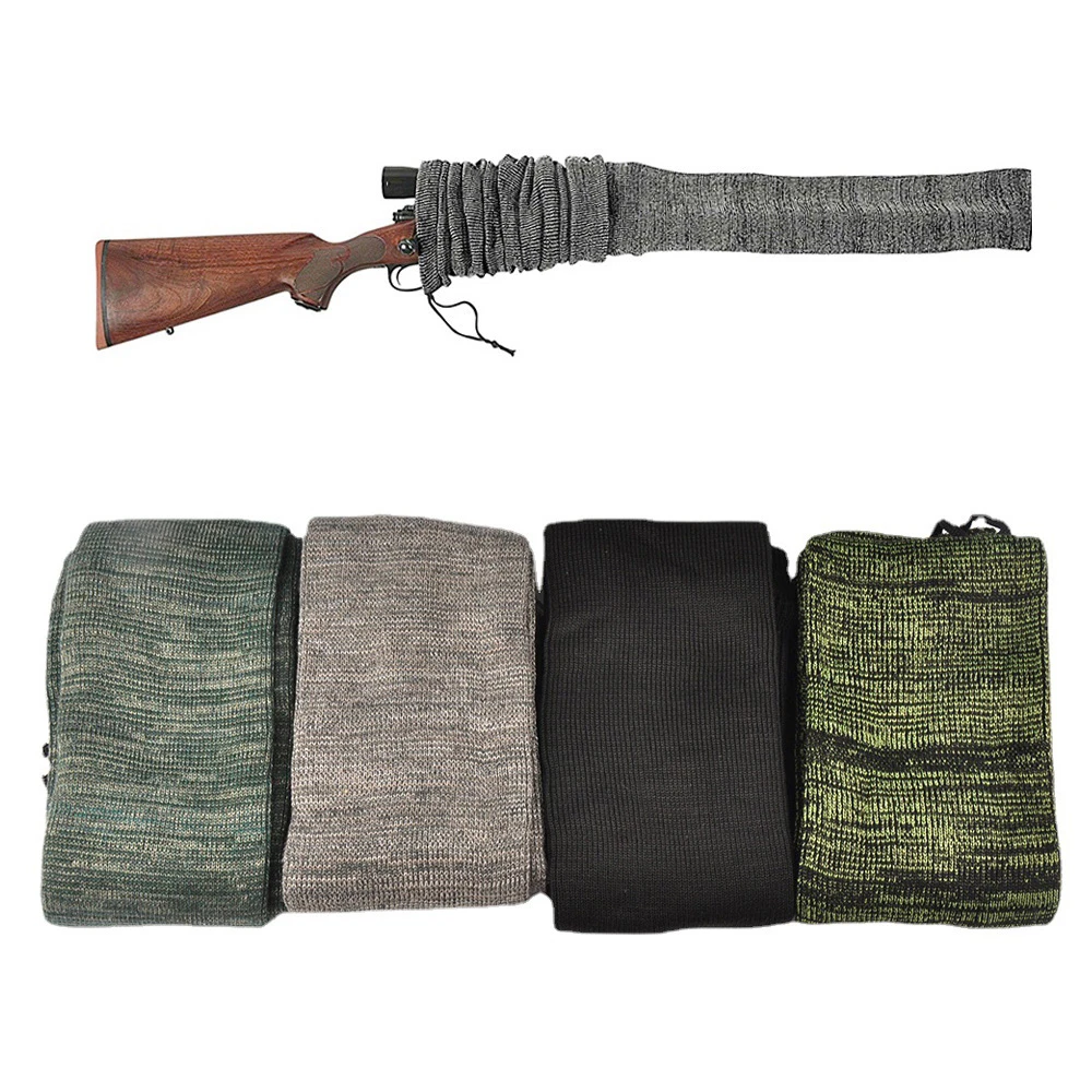 Hunting Rifle Airsoft Gun Sock Knit Polyester Gun Holsters Protector