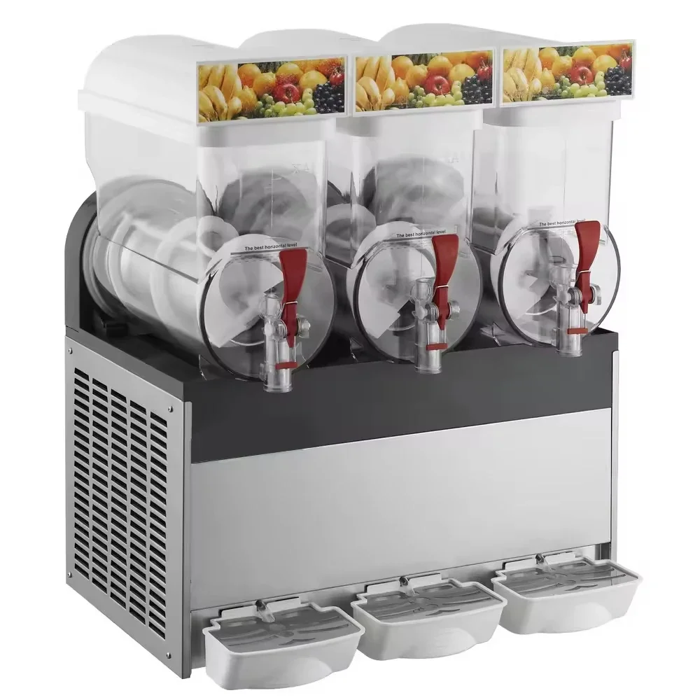 Frozen Drink Slush Machine 3 Tank Mini Slush Ice Making Machines Strong Compressor Slush-Machine China Factory