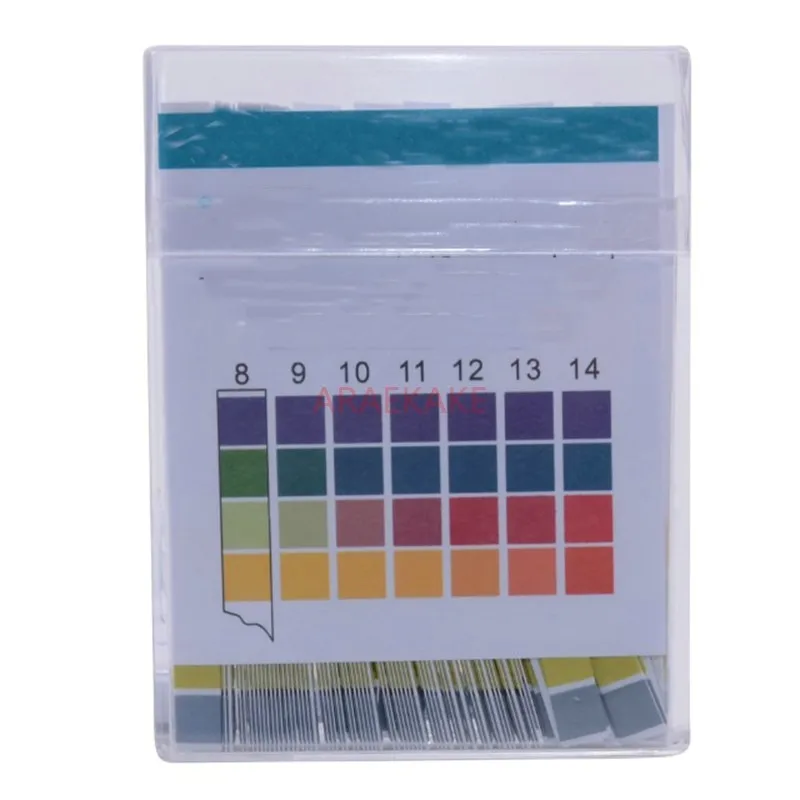 Four color precision pH test paper 0-14 pH test paper Fish tank water quality Urine saliva amniotic fluid detection p