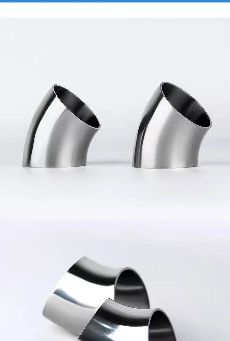 304 Stainless Steel Elbow Exhaust Pipe Fittings