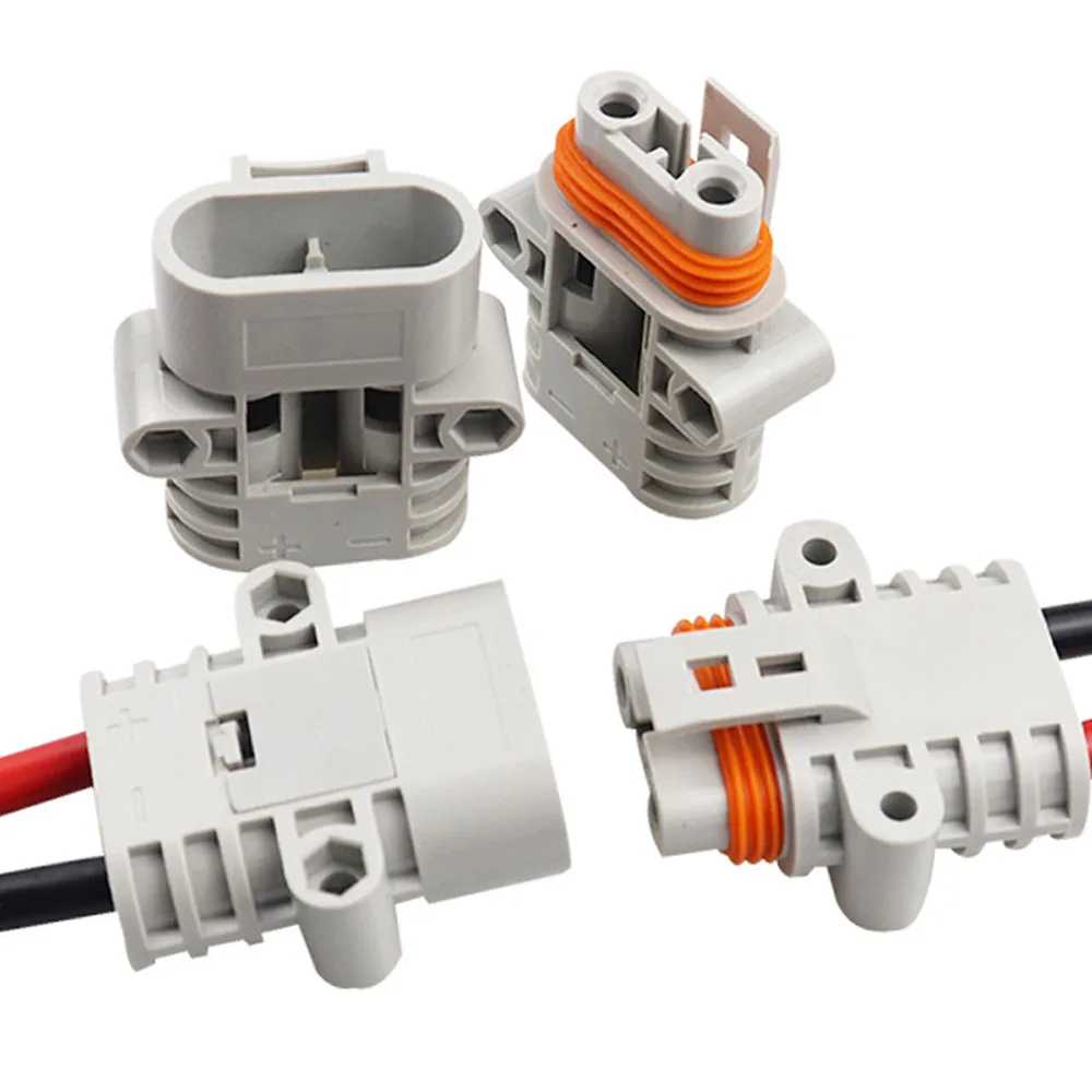 

50A 600V High Power Male/Female Connectors High Current Straight Plug Cable Waterproof Connectors for Electric Car Battery