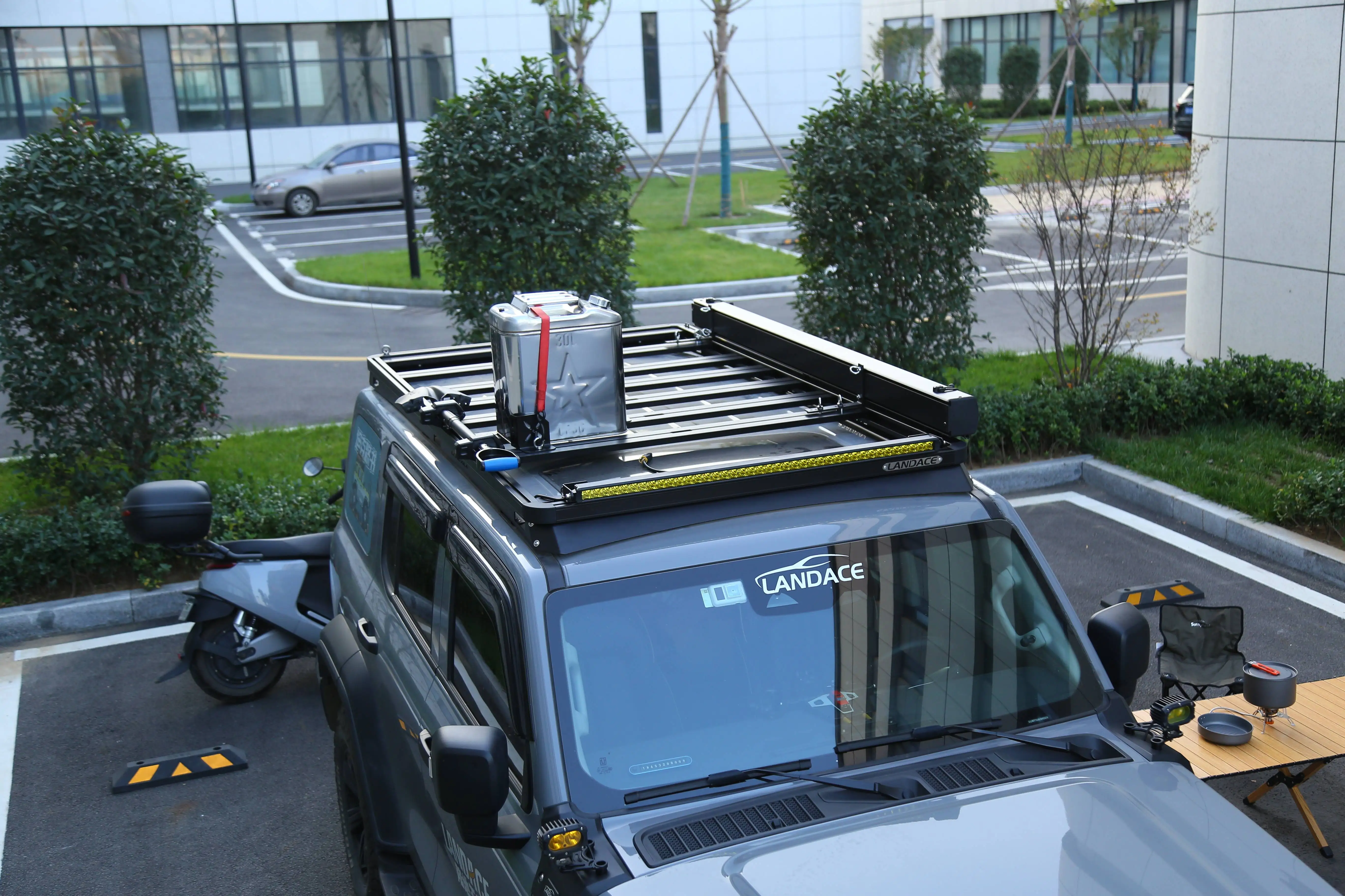 Universal car rack roof 4X4 Aluminium black Cargo Carrier Basket Roof Rack  for WEY Tank 300 AliExpress