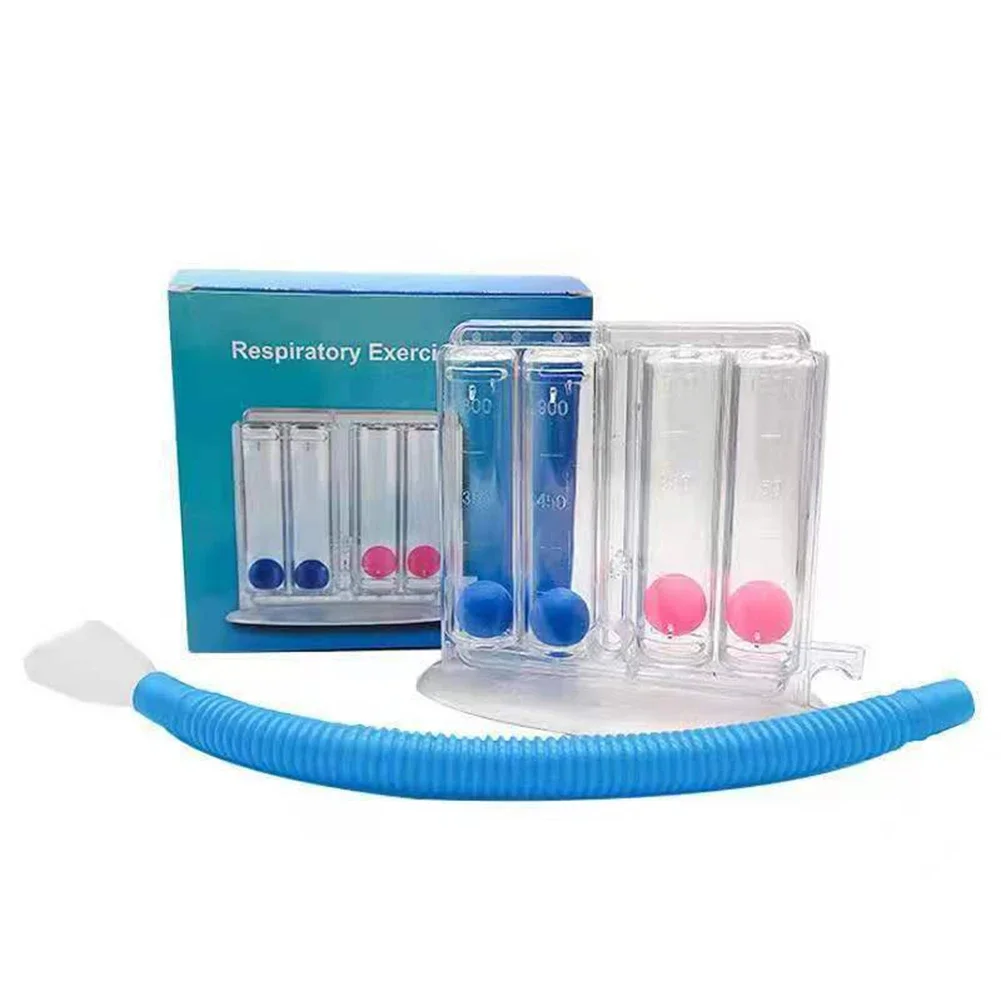 3/4 Balls Lung Function Breathing Exerciser Effective Lung Deep Breathing Trainer Boost Lung Capacity Rehabilitation Equipment