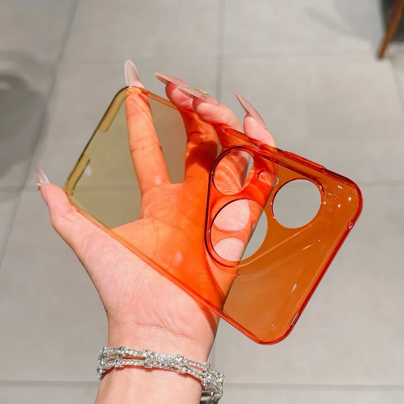 Ultra Thin Transparent Gradient Armor Case - Colorful & Durable Protective Cover