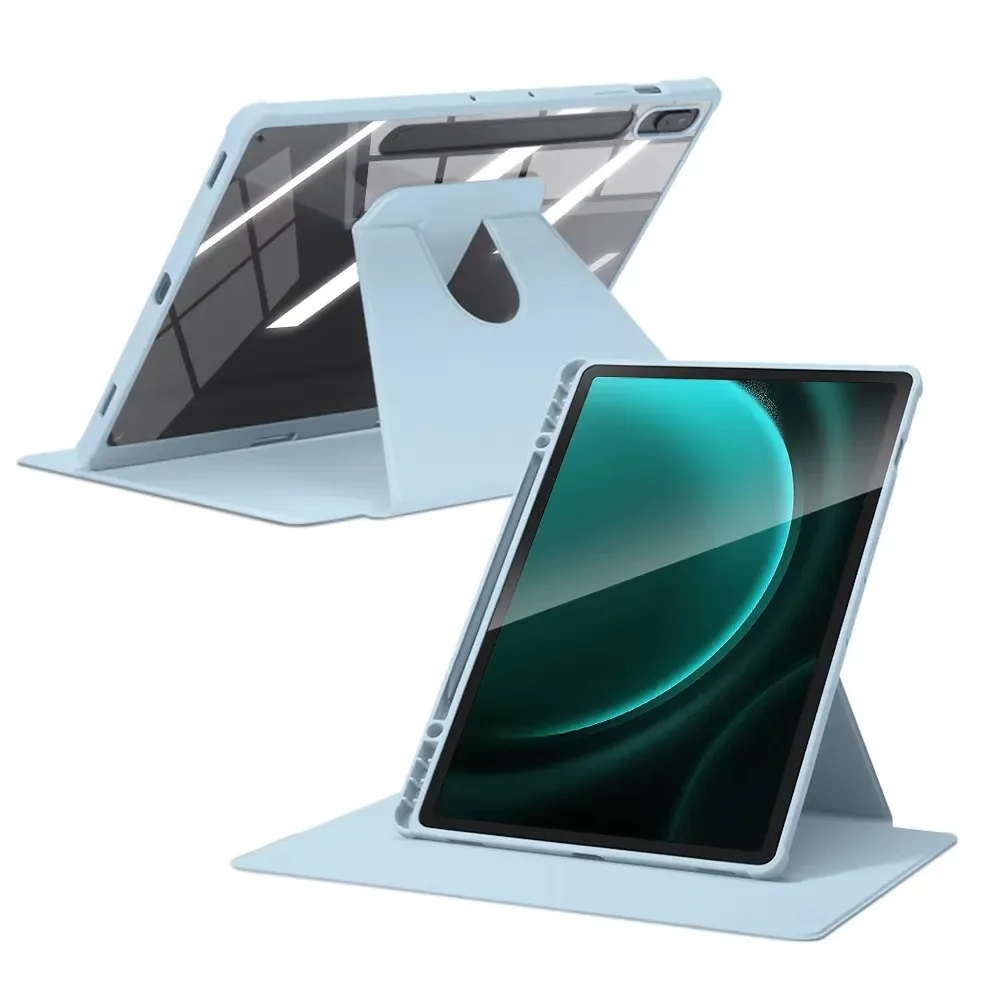 Acrylic Faith Tablet Cover with Smart Auto Sleep/Wake Function