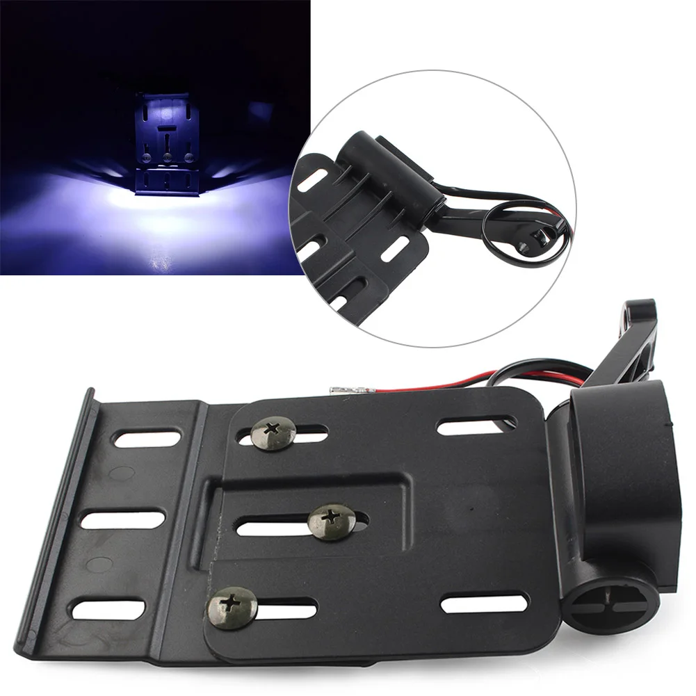 

Motorcycle LED Light Side Mount License Plate For Harley Davidson Sportster XL 1200 883 XL883N