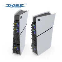 DOBE PS5 Slim Cooling Fan for Playstation 5 Slim Disc Edition/Digital Edition with RGB Lighting and USB 3.0 Port TP5-3538S 3