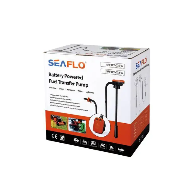 Pompe sur batterie pour transfert de carburant - seaflo