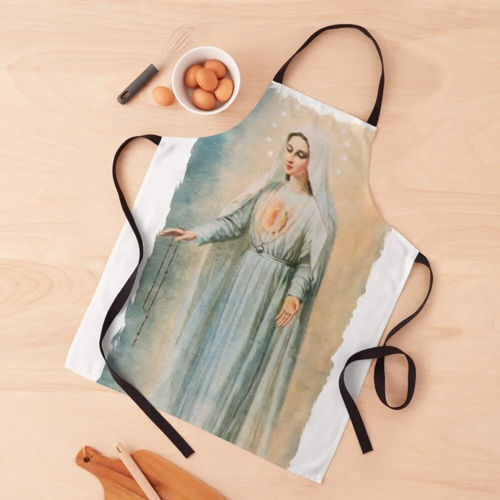 

Our Lady Fatima Apron barber uniform For Home Accessories for kitchen useful Apron