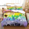 Jacknjellify Bedding Set Single Twin Full Queen King Size Bed Set Aldult Kid Bedroom Duvetcover Sets 3D Anime bed sheet set 1