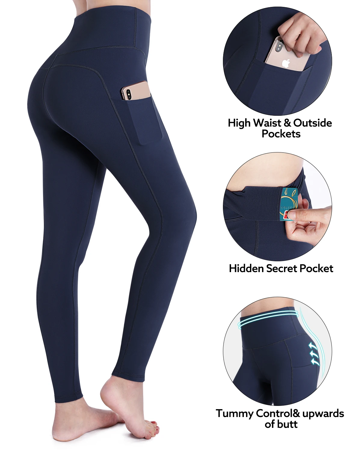 Zwish Womens High Waist Yoga Pants 4 Way Stretch India | Ubuy