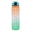 1000ml Water Bottle with Time Scale Outdoor Fitness Sports Bike Water Cup with Straw BPA Free Home Drinking Kettle 3