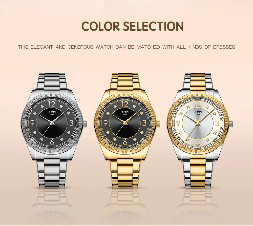 Luxury Men Women Watch Gold White Quartz Wrist Watch Stainless Steel Couples Clock Casual Waterproof Mens Watches_voghion.com