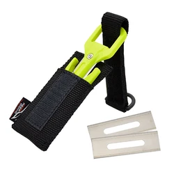 Nylon Spearfishing Safety Set: Wear - Resistant Emergency Diving Cutter and Outdoor Accessories (Yellow)