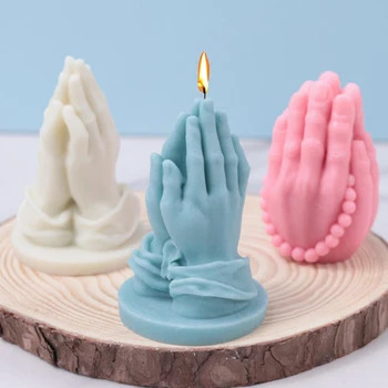 Prayer Hand Candle Mold 1