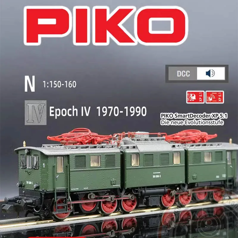 

PIKO Train Model N Type 1:160 Digital Sound Effect 5.1 BR191 E91 Electric Locomotive Model Toy