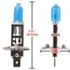 10PCS H1 12V Standard Super White Light Halogen Lamp 6000K Headlight Auto Fog Lamp 55W 100W Car Halogen Bulb Light Bulbs For Car 4