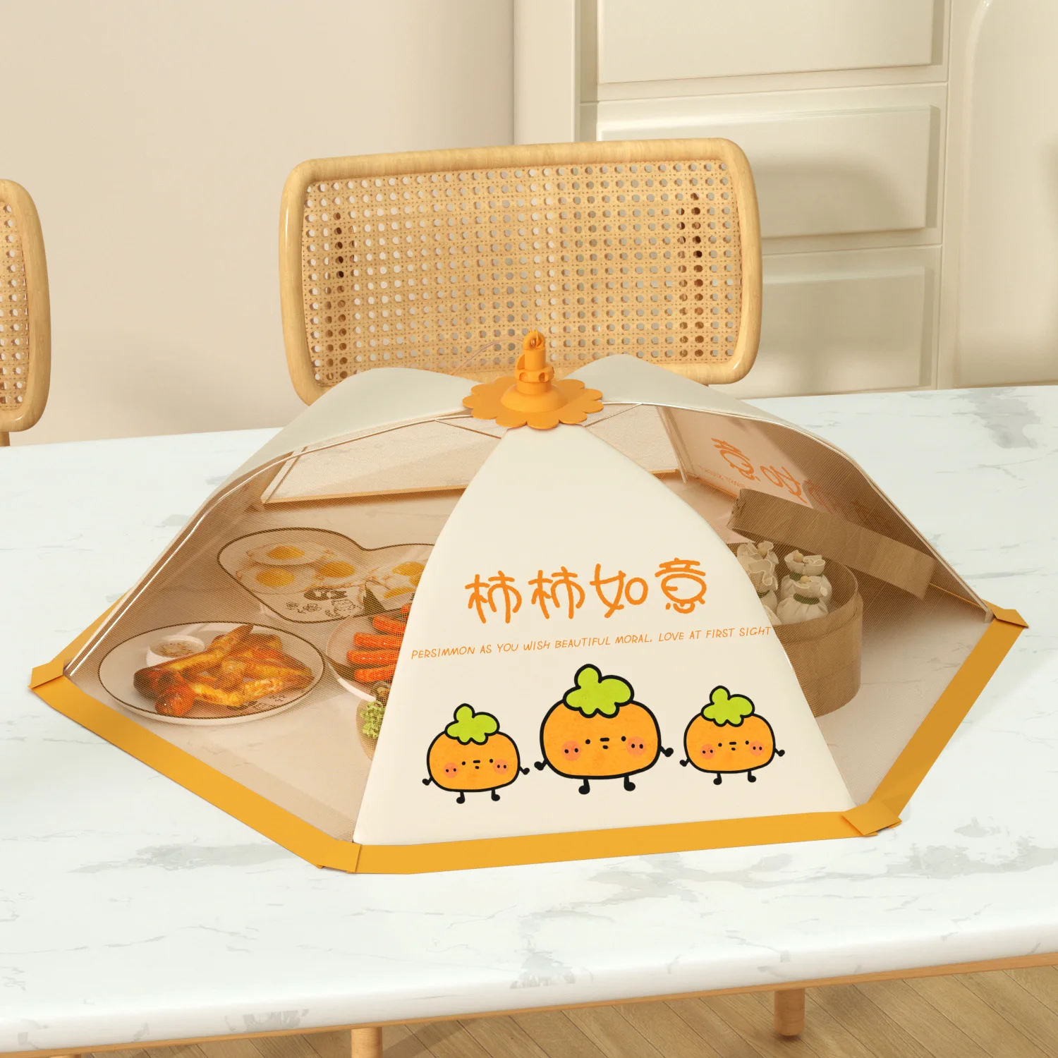 Foldable Food Cover Household Dustproof Anti-mosquito Table Cover Increase Leftovers Breathable