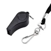1/2/4PCS Professional Whistle Black ABS Outdoor Sports Camping Hiking Referee Game Training  Survival Whistle  With Lanyard 4