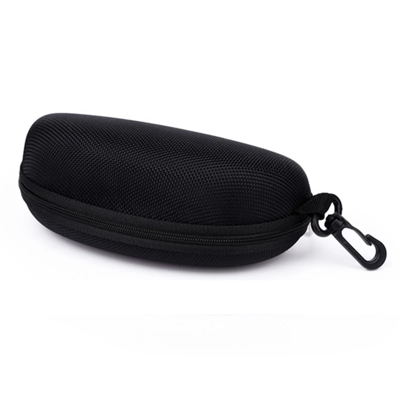 Elegant Black PU Leather Protective Sunglasses Case with High-Quality EVA Lining