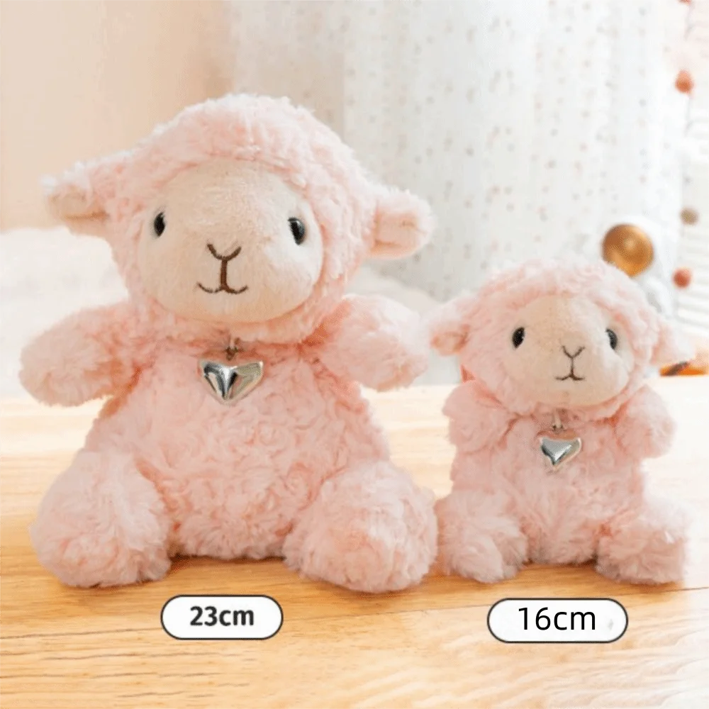부드럽고 폭신한 소재의 양 인형, 화려한 디자인, 수제 공예, 봉제 양 인형, 사이즈 16cm, 23cm