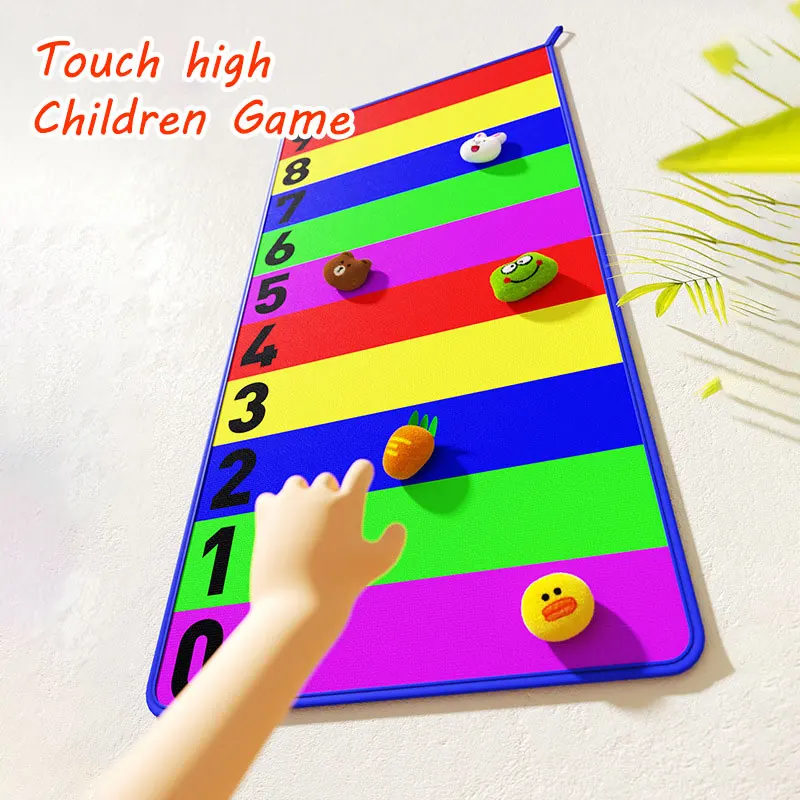 Children Sensory Integration Training Touch High Carpet Game Bounce Trainer Indoor Outdoor Kids Toys Height Ruler Promote Growth 3