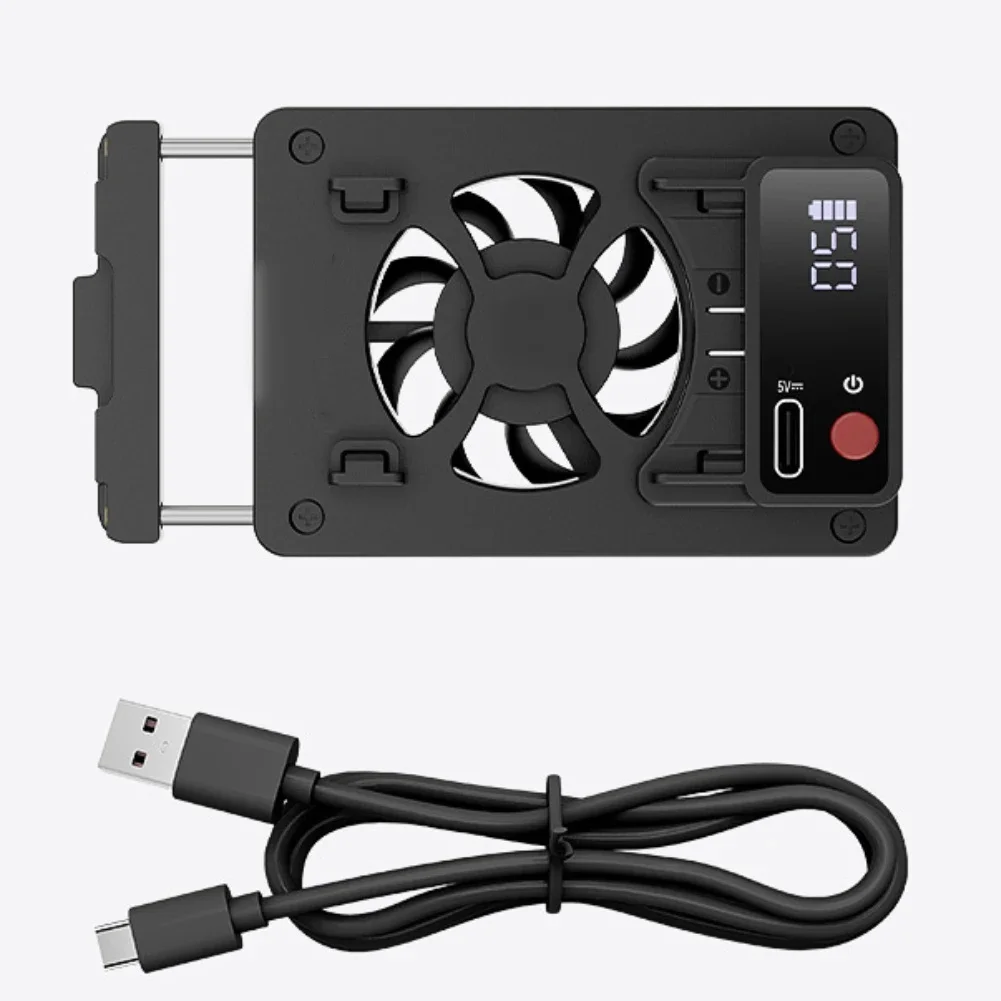 Camera Cooler Camera Cooling Fan With Flexible Mount Rechargeable External Cooling System For DSLR Radiator