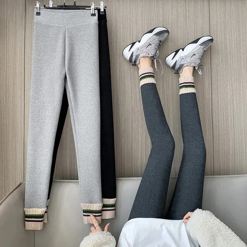 

Spring and autumn new style leggings women can not afford to wear ball show thin legs long pants