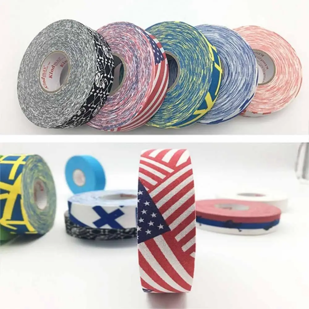 Hockey Tape Hockey Stick Grip Cotton Ice Hockey Stick Tape Badminton Baseball Handle Bike Grip Handlebar Tape Anti-slip Field Hockey Badminton Handle