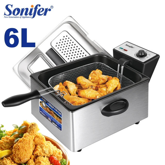 Cup Deep Fryer, 6 Cup Food Capacity, Red, 35336 - AliExpress