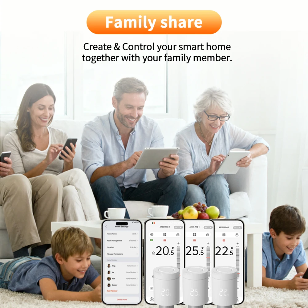 smart radiator valve energy saving heating control