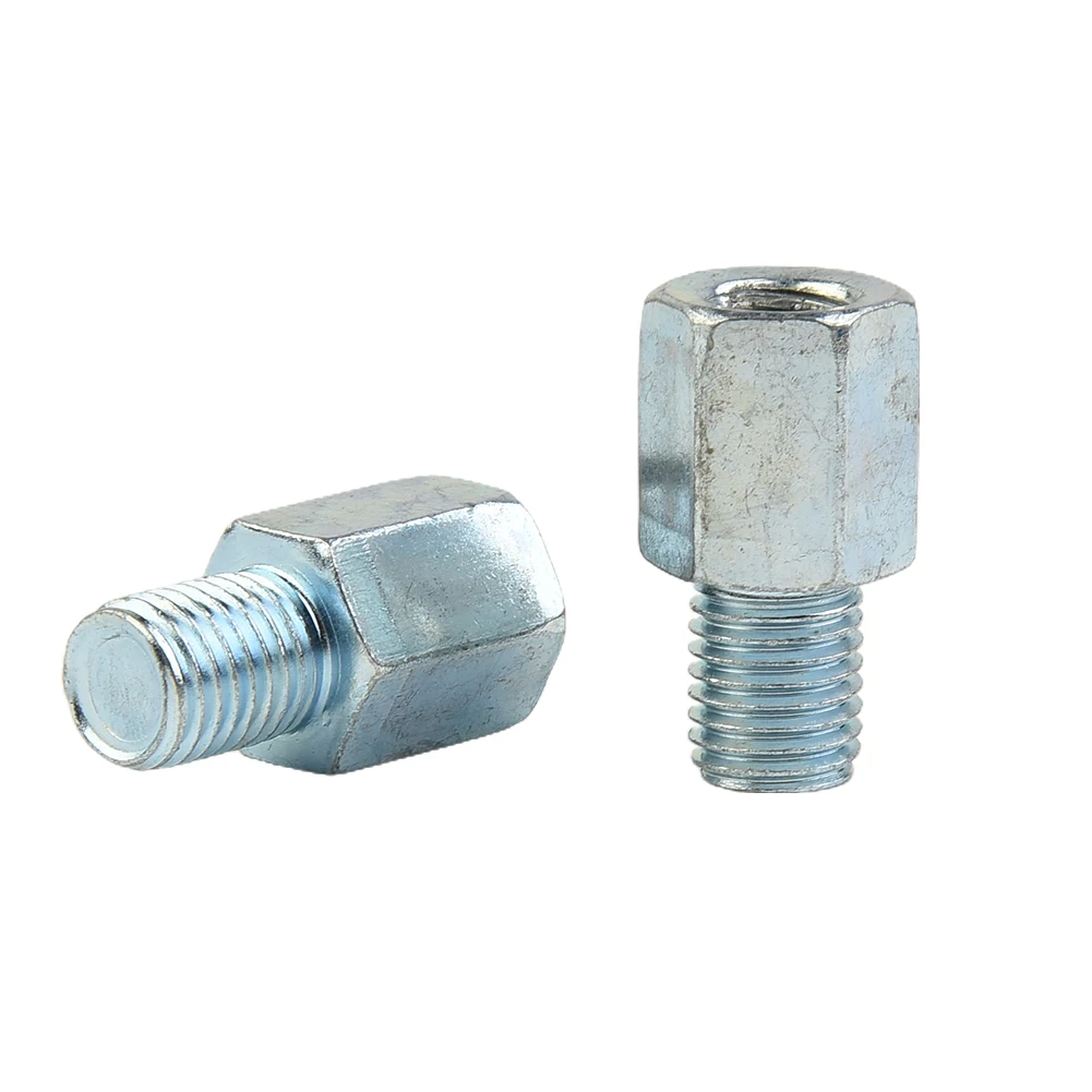 2pcs Motorcycle Scooter Mirror Adapters 8mm Female Clockwise To 8-10mm Male Clockwise Threaded Screws motorcycle mirror adapters