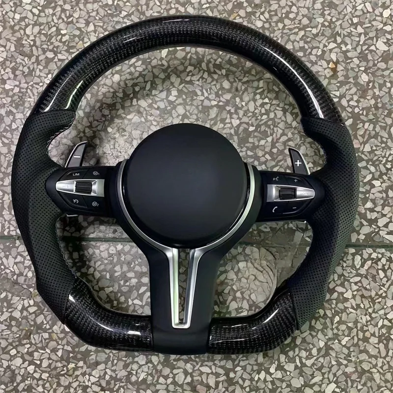 E-F 섀시 레이싱 스티어링 휠, 탄소 섬유 스티어링 휠 어셈블리, BMW M6 M3 M3 F10 F30 F31 F11 E90 E91 E92 3 4 5 시리즈용