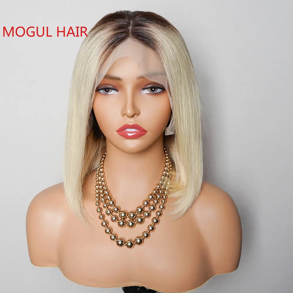 perruque-bob-lace-front-wig-naturelle-courte-cheveux-lisses-couleur-blond-1b-613-13x4-racines-foncees-transparente-pour-femmes