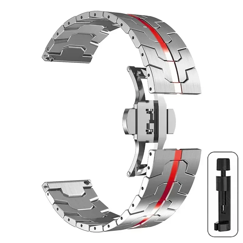 Premium Stainless Steel Watch Bracelet, 20mm & 22mm